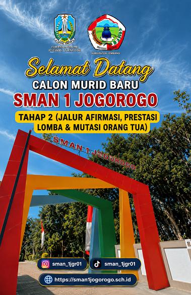PENGUMUMAN SPMB TAHAP 2 SMAN 1 JOGOROGO TAHUN AJAR 2026/2027